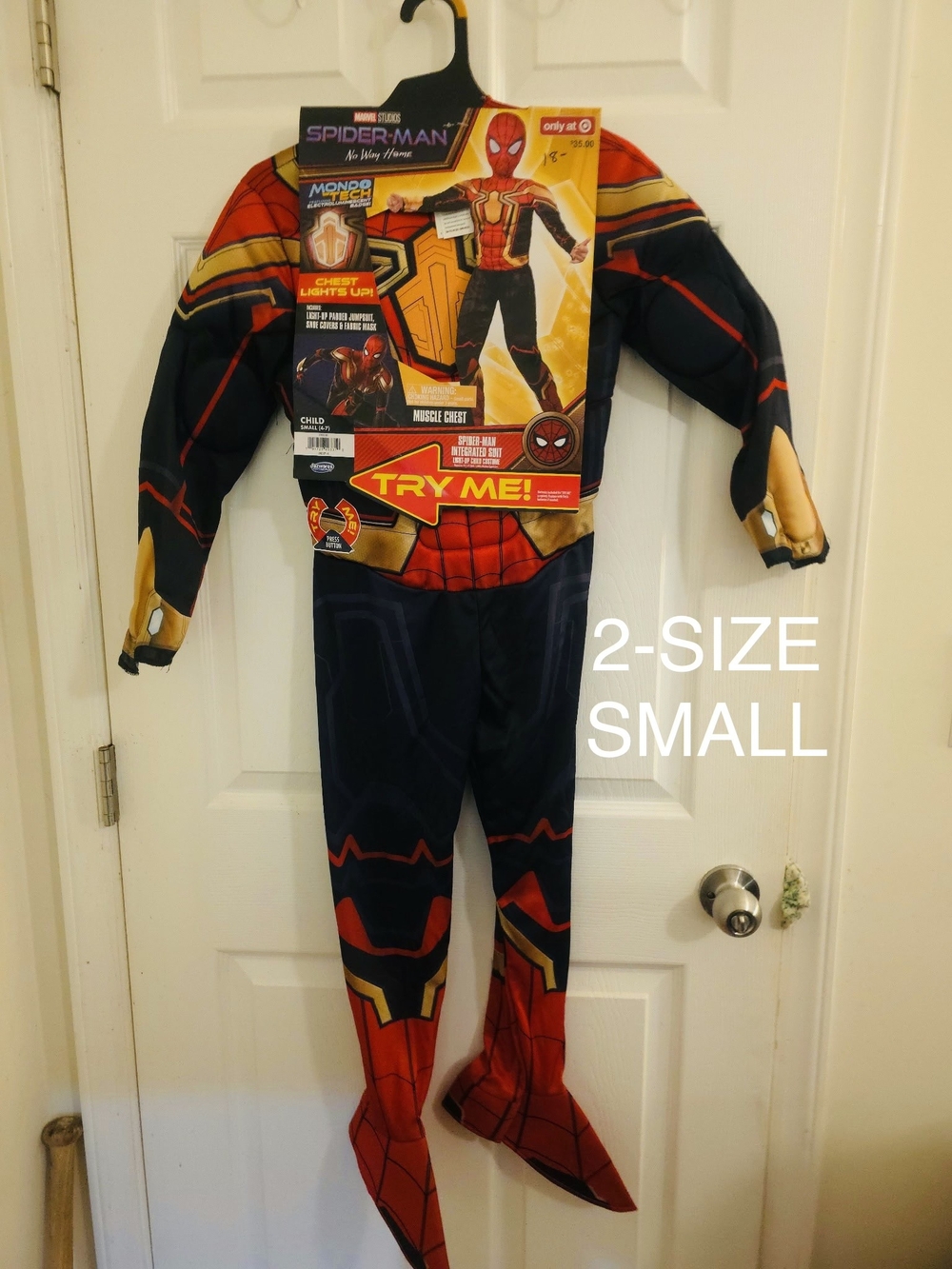 Marvel Spider-Man Iron Spider Red and Gold Kids Costume